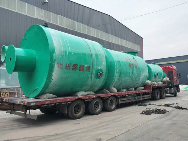 玻璃鋼污水處理設備發貨