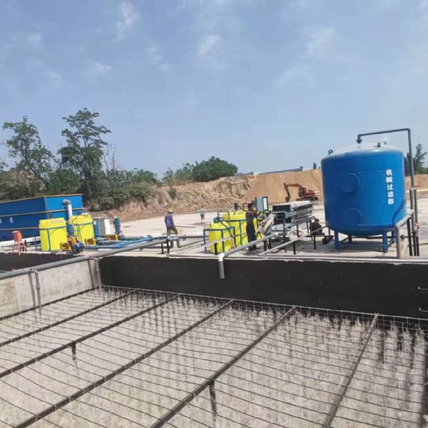 泰安肥城洗滌污水項目現場