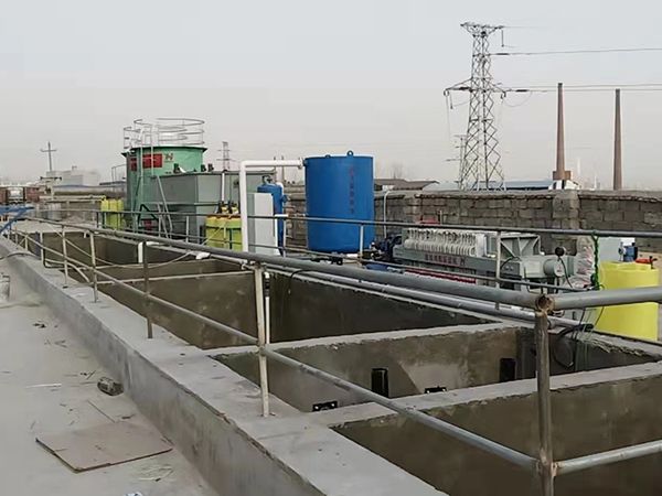 河南平頂山化工廠污水項目現場